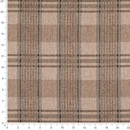 D5069 Plaid Sky Blue Charlotte Fabrics