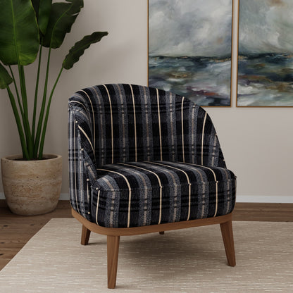 D5070 Plaid Cadet Blue Charlotte Fabrics
