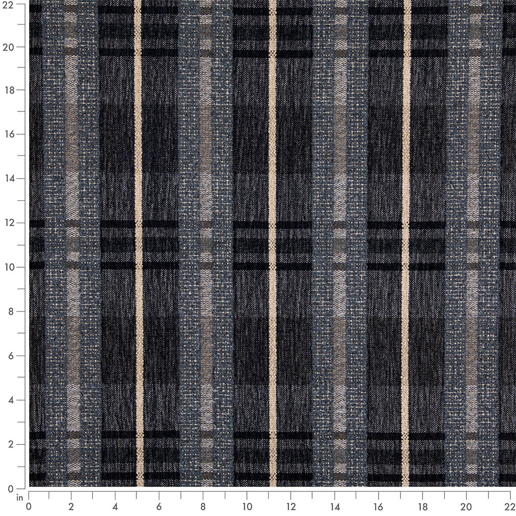 D5070 Plaid Cadet Blue Charlotte Fabrics