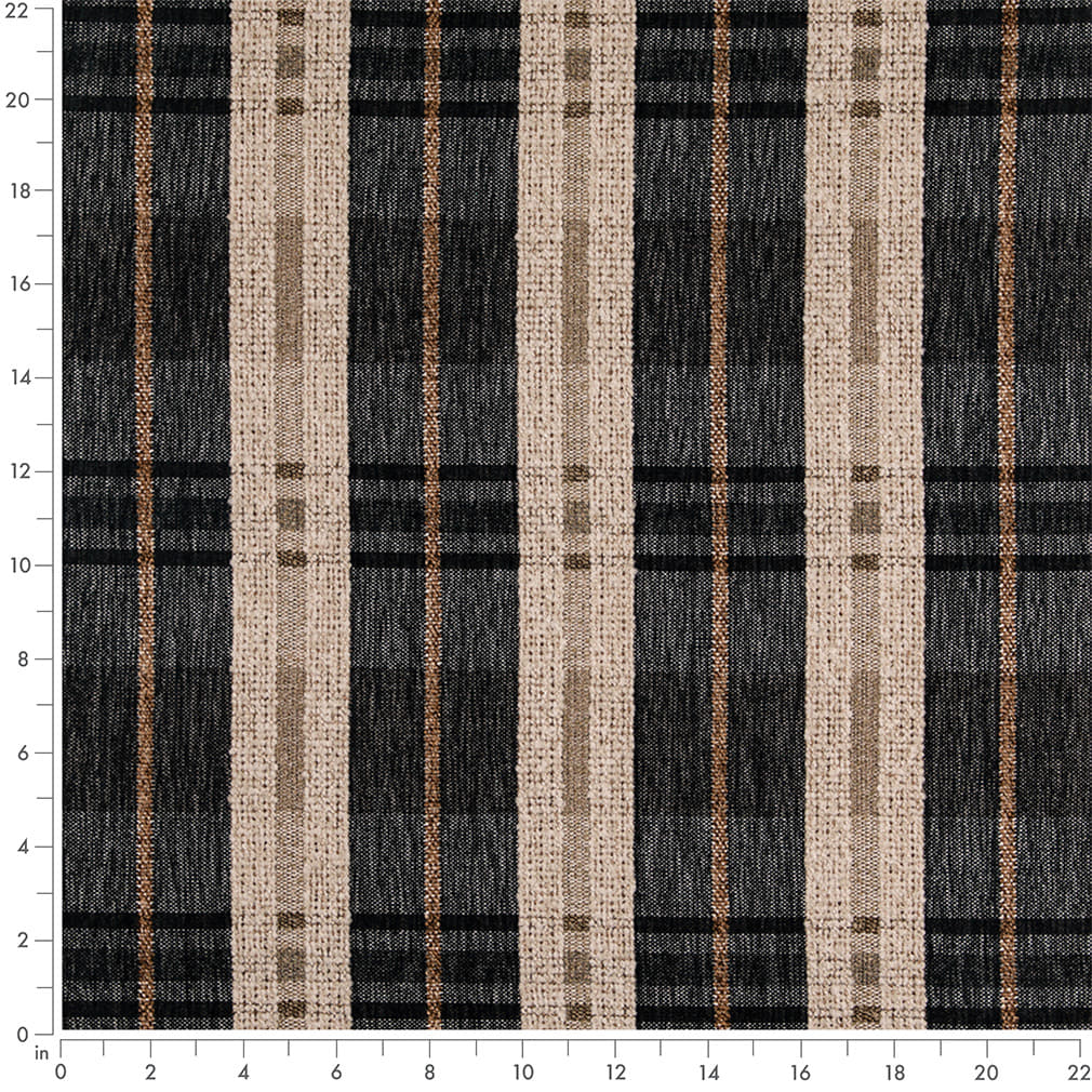 D5071 Plaid Ink Blue Charlotte Fabrics