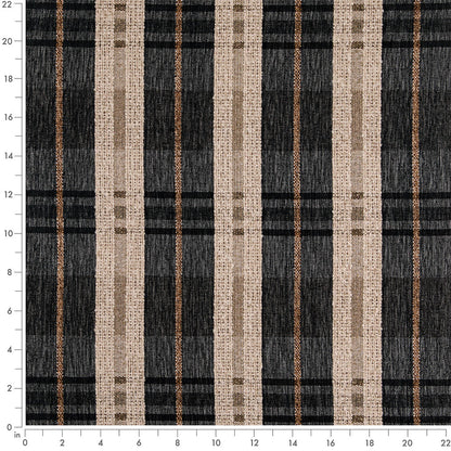 D5071 Plaid Ink Blue Charlotte Fabrics