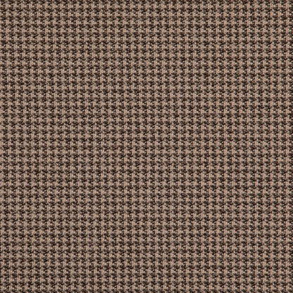 D5074 Check & Houndstooth Coffee Brown Charlotte Fabrics