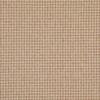 D5075 Check & Houndstooth Almond Beige & Taupe Charlotte Fabrics