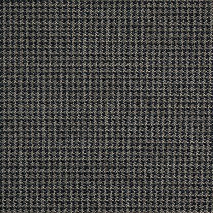 D5077 Check & Houndstooth Baltic Blue Charlotte Fabrics