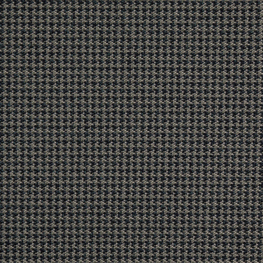 D5077 Check & Houndstooth Baltic Blue Charlotte Fabrics