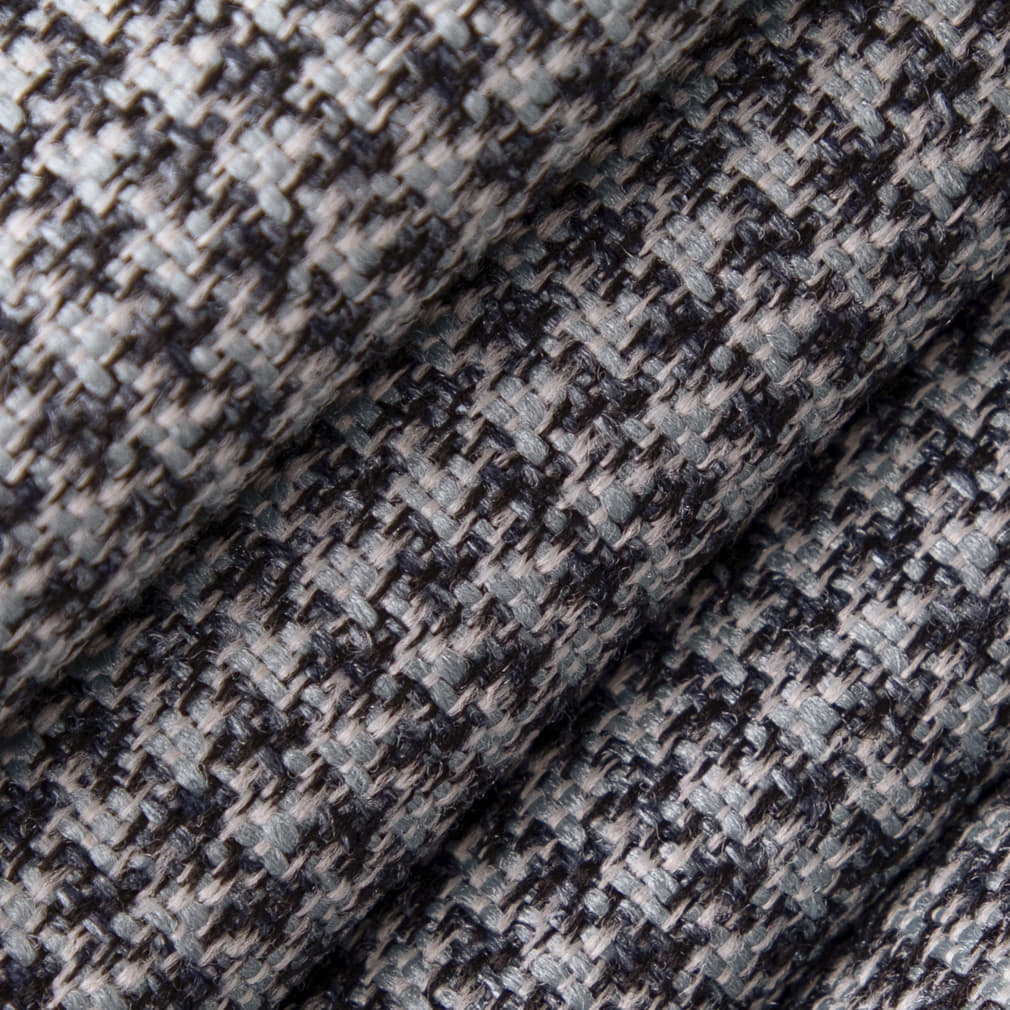 D5078 Check & Houndstooth Denim Blue Charlotte Fabrics