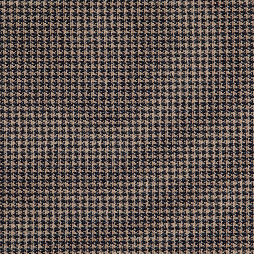 D5079 Check & Houndstooth Navy Blue Charlotte Fabrics