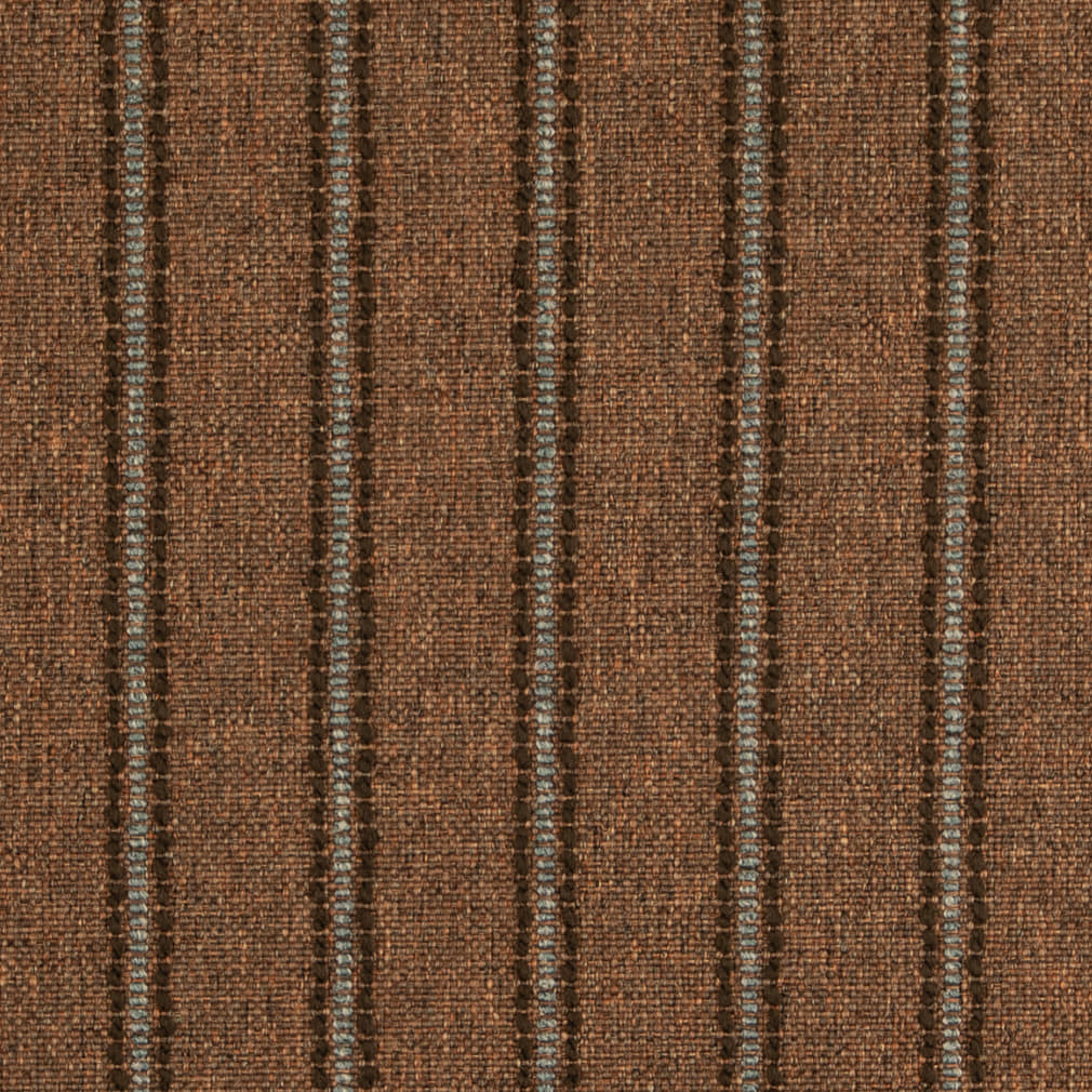 D5084 Stripe Tawny Blue,Brown Charlotte Fabrics