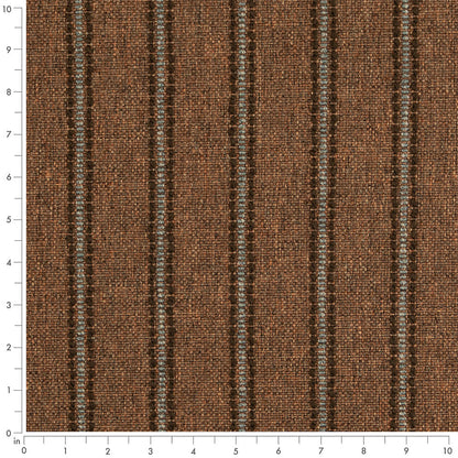 D5084 Stripe Tawny Blue,Brown Charlotte Fabrics