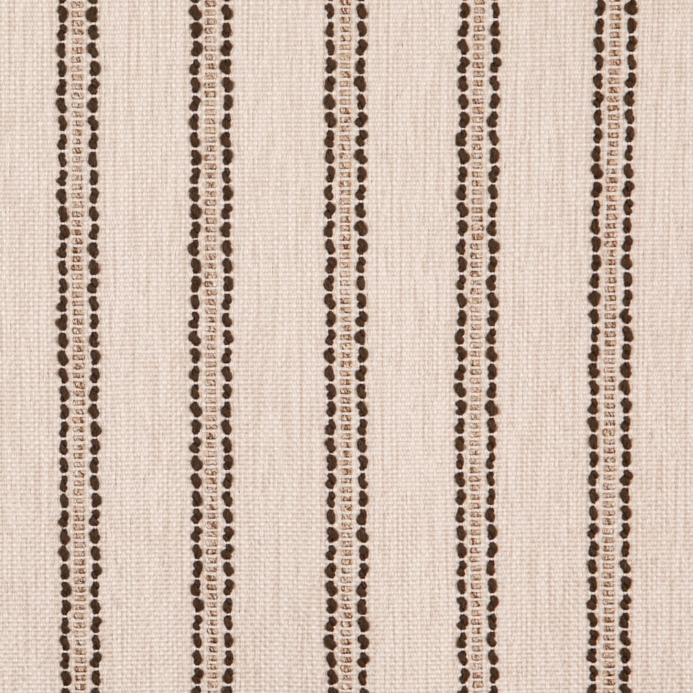 D5085 Stripe Umber Brown Charlotte Fabrics