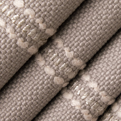 D5086 Stripe Dove Grey & Silver Charlotte Fabrics