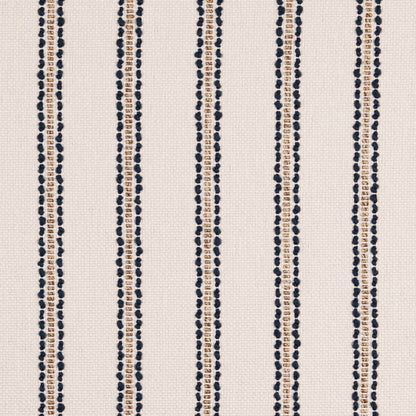 D5087 Stripe Navy Blue Charlotte Fabrics