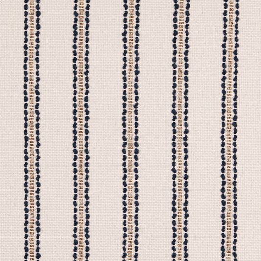 D5087 Stripe Navy Blue Charlotte Fabrics