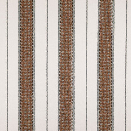 D5091 Stripe Hazelnut Blue,Brown Charlotte Fabrics