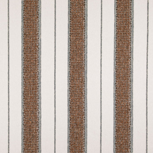 D5091 Stripe Hazelnut Blue,Brown Charlotte Fabrics