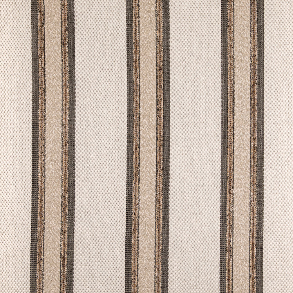 D5092 Stripe Putty Beige & Taupe Charlotte Fabrics