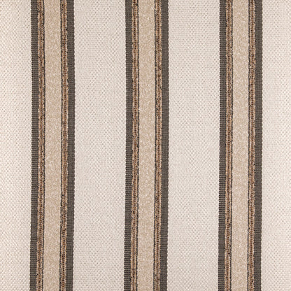 D5092 Stripe Putty Beige & Taupe Charlotte Fabrics