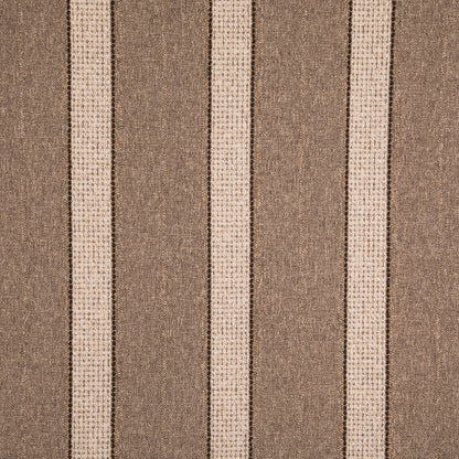 D5093 Stripe Flax Brown Charlotte Fabrics
