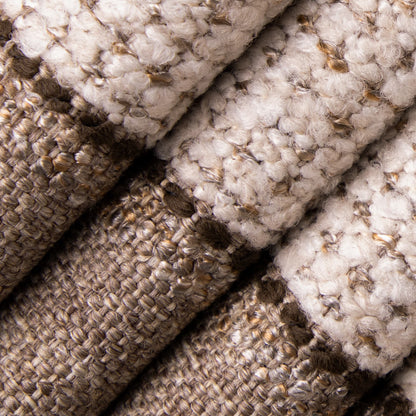 D5093 Stripe Flax Brown Charlotte Fabrics
