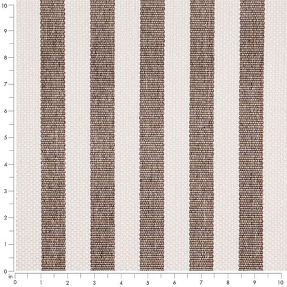 D5094 Stripe Taupe Brown Charlotte Fabrics