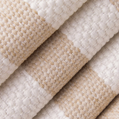 D5095 Stripe Biscuit Beige & Taupe Charlotte Fabrics
