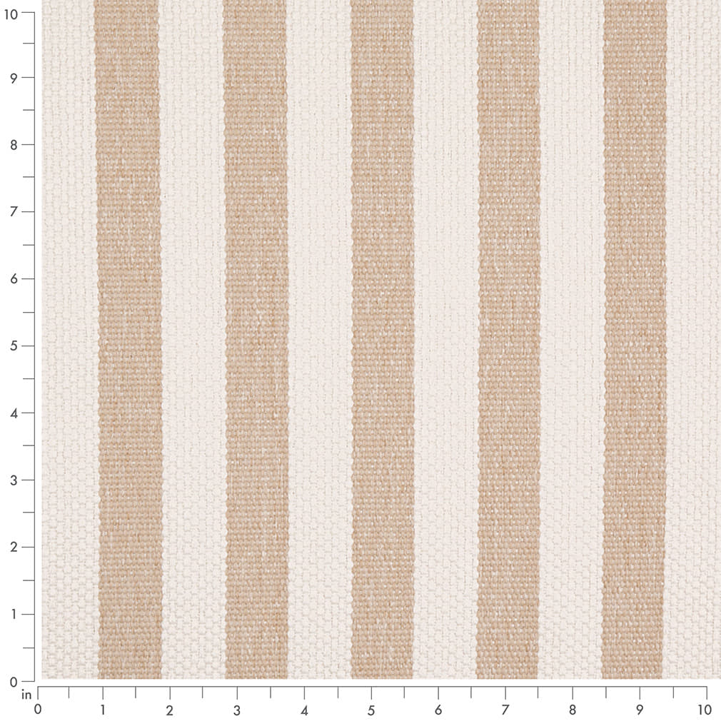 D5095 Stripe Biscuit Beige & Taupe Charlotte Fabrics
