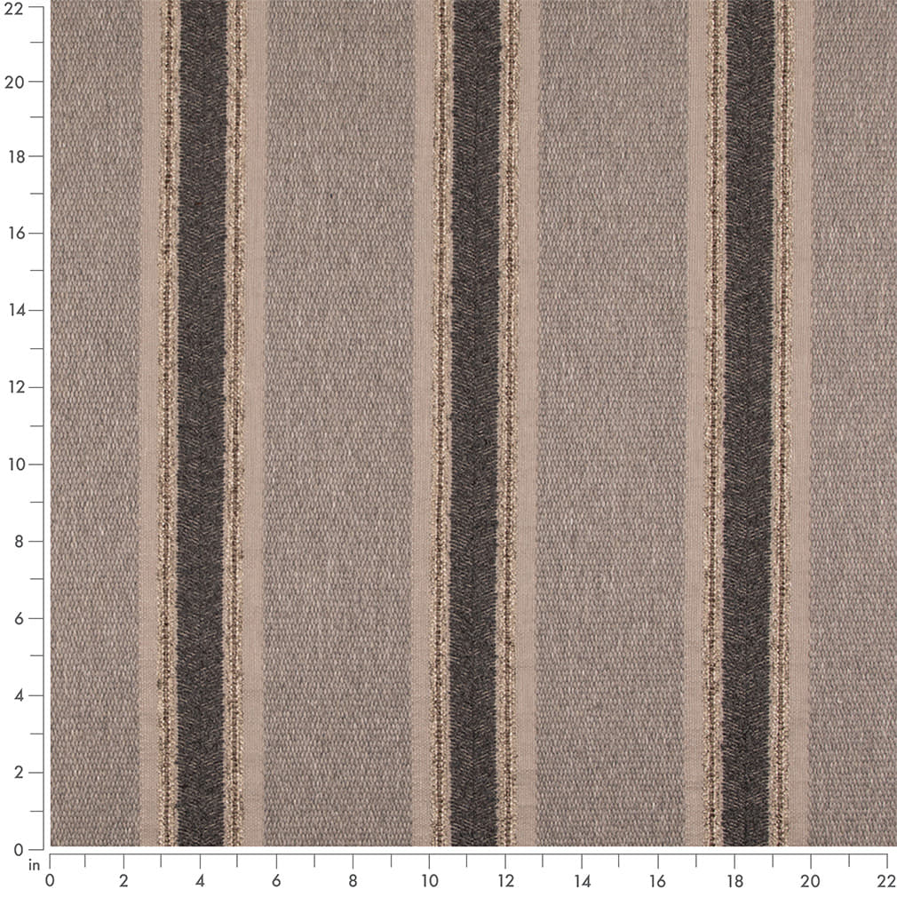 D5096 Stripe Grey Grey & Silver Charlotte Fabrics