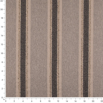 D5096 Stripe Grey Grey & Silver Charlotte Fabrics