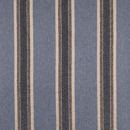 D5099 Stripe Atlantic Blue Charlotte Fabrics