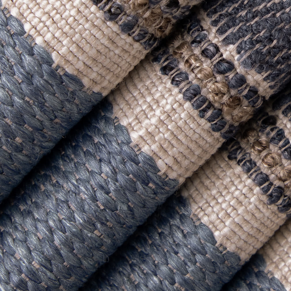 D5099 Stripe Atlantic Blue Charlotte Fabrics