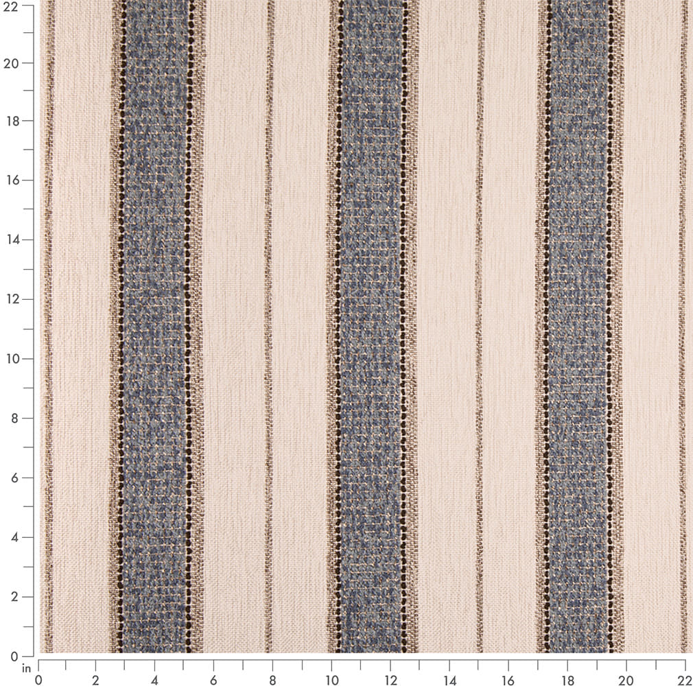 D5100 Stripe Blue Blue Charlotte Fabrics