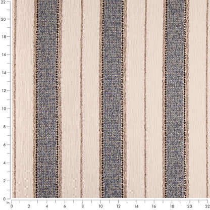 D5100 Stripe Blue Blue Charlotte Fabrics