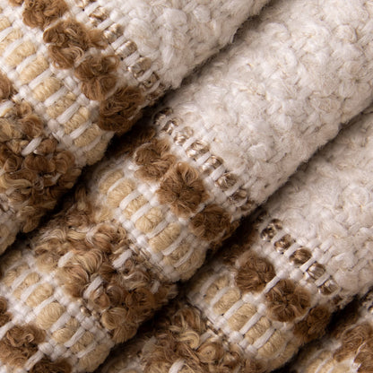D5104 Stripe Camel Brown Charlotte Fabrics