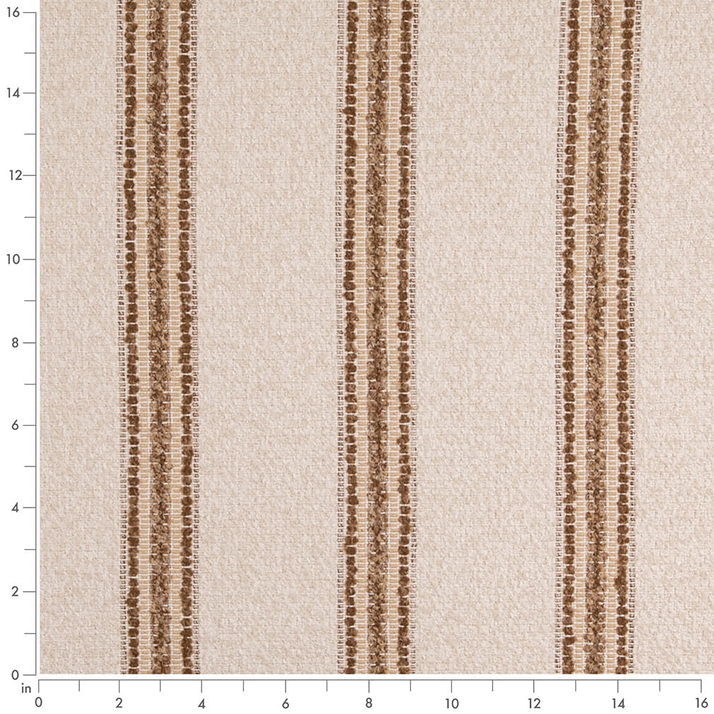 D5104 Stripe Camel Brown Charlotte Fabrics