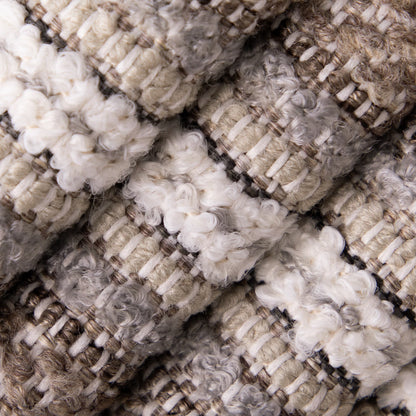 D5105 Stripe Jute Brown Charlotte Fabrics