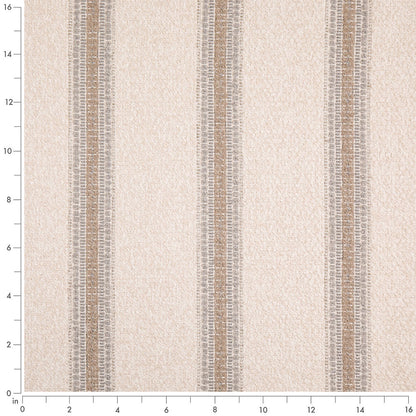 D5106 Stripe Mushroom Beige & Taupe,Grey & Silver Charlotte Fabrics