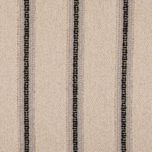 D5107 Stripe Shadow Black Charlotte Fabrics