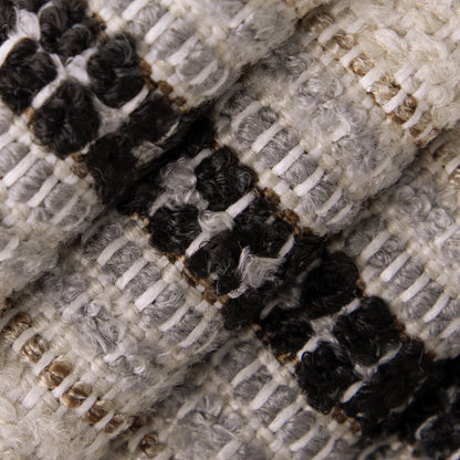 D5107 Stripe Shadow Black Charlotte Fabrics