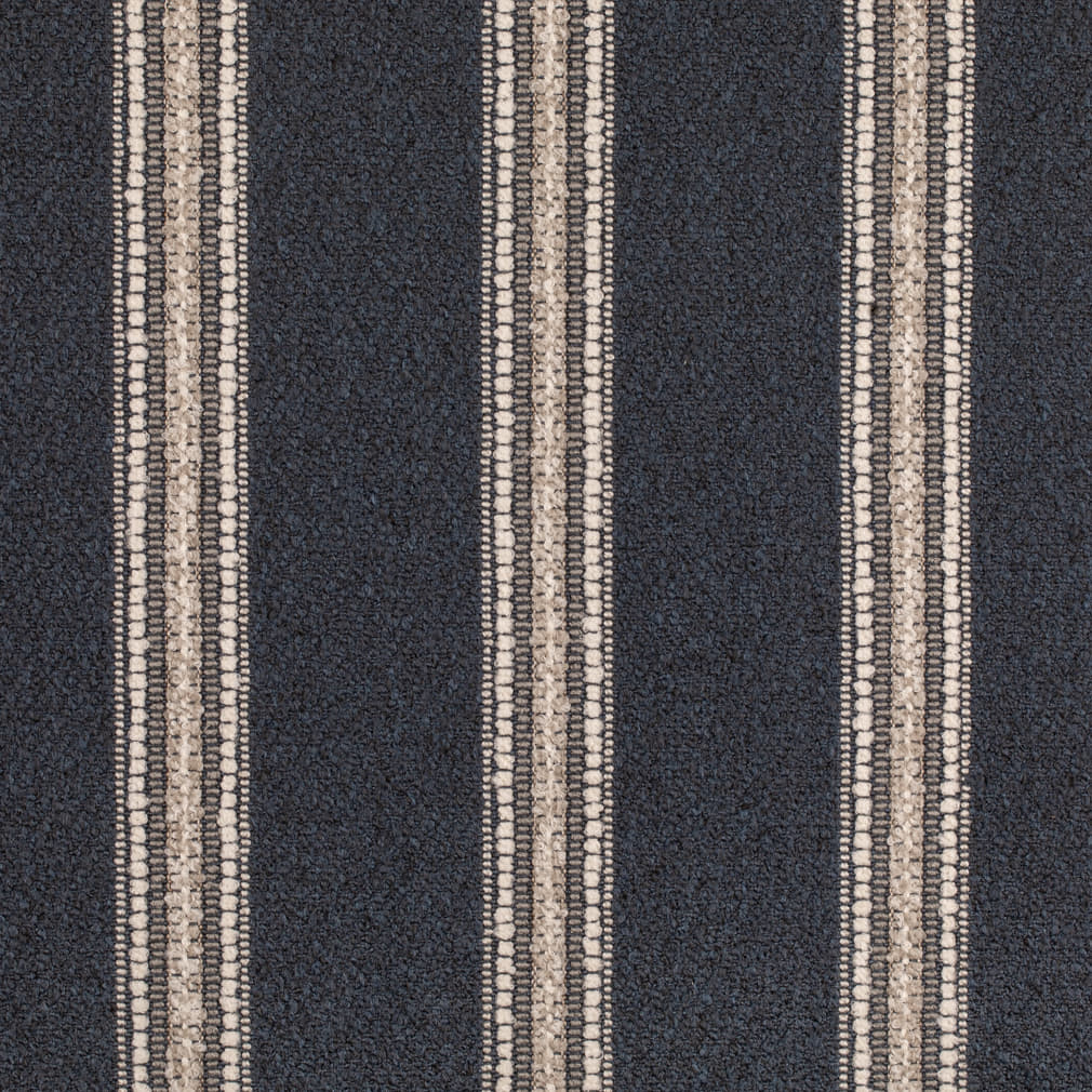 D5108 Stripe Admiral Blue Charlotte Fabrics