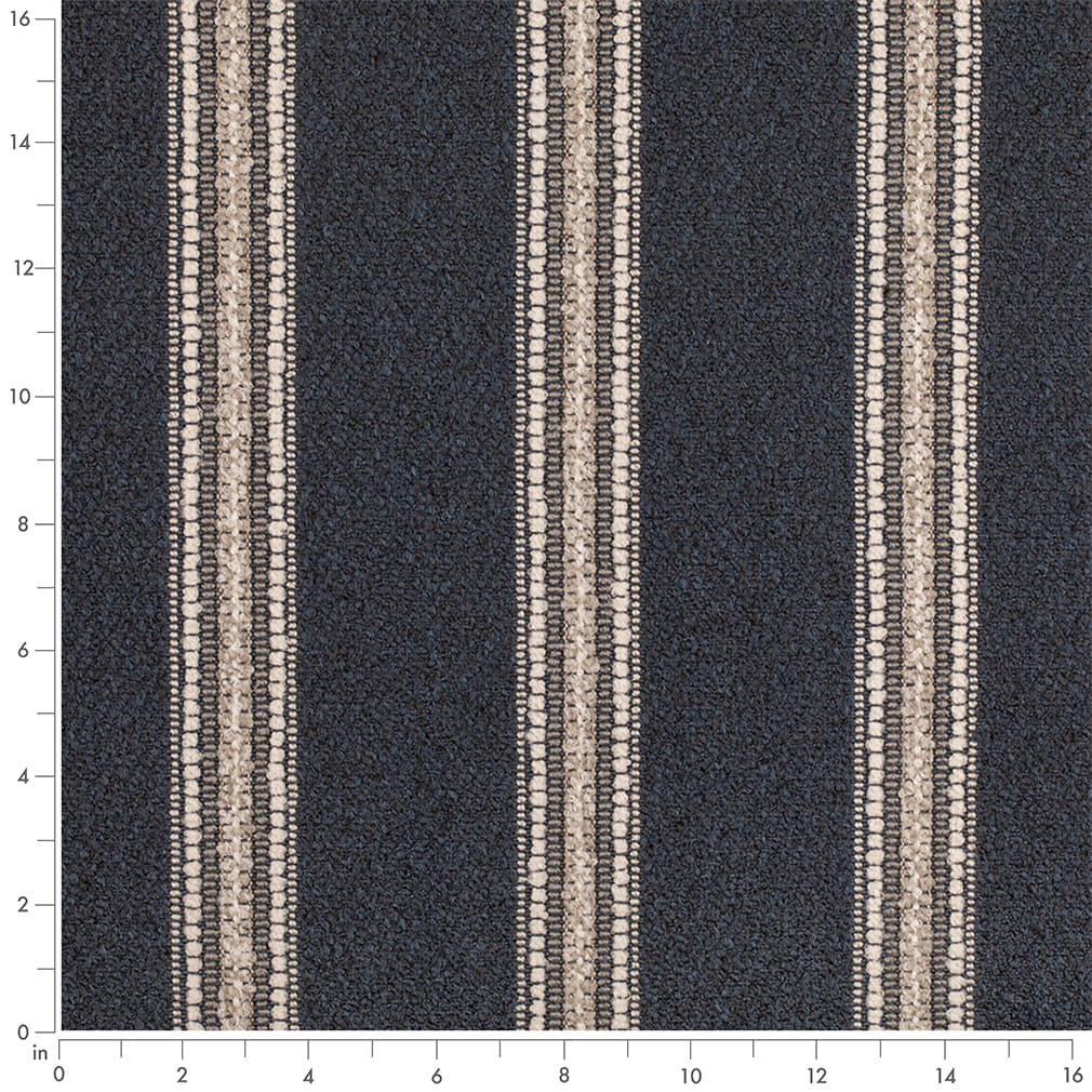 D5108 Stripe Admiral Blue Charlotte Fabrics