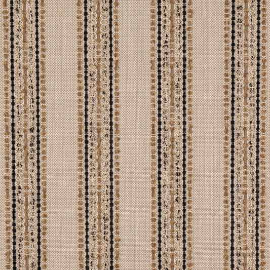 D5109 Stripe Sepia Brown Charlotte Fabrics