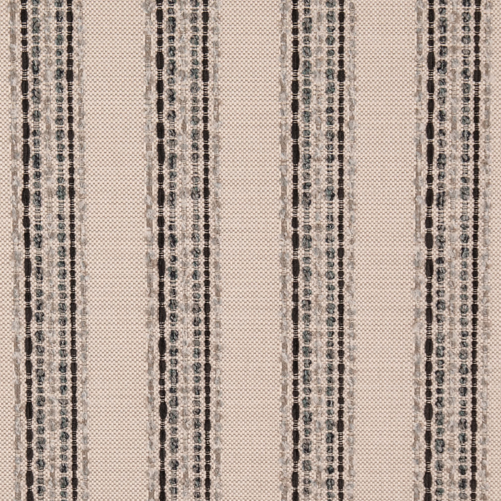 D5111 Stripe Graphite Grey & Silver Charlotte Fabrics