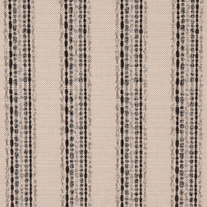 D5111 Stripe Graphite Grey & Silver Charlotte Fabrics