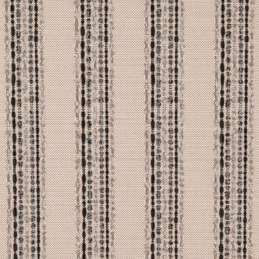D5111 Stripe Graphite Grey & Silver Charlotte Fabrics