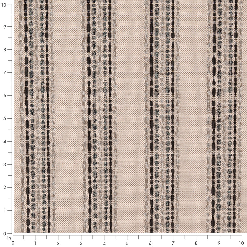 D5111 Stripe Graphite Grey & Silver Charlotte Fabrics