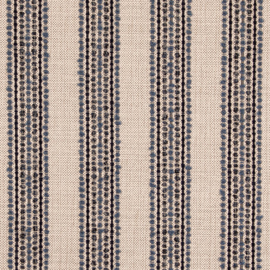 D5112 Stripe Blueberry Blue Charlotte Fabrics