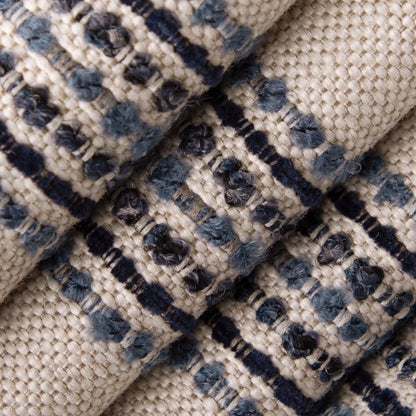 D5112 Stripe Blueberry Blue Charlotte Fabrics