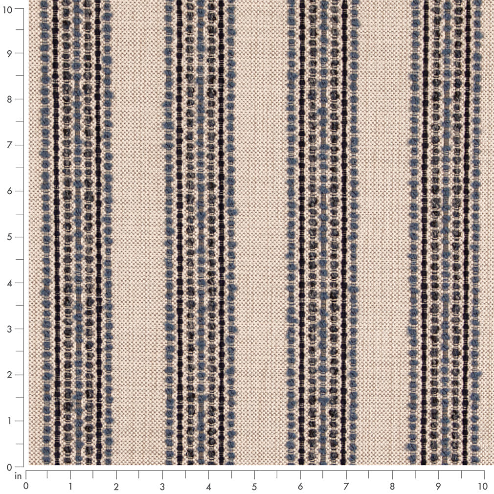 D5112 Stripe Blueberry Blue Charlotte Fabrics