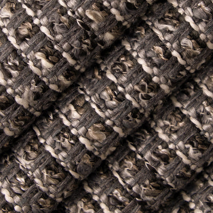 D5117 Plain & Solid Stone Grey & Silver Charlotte Fabrics