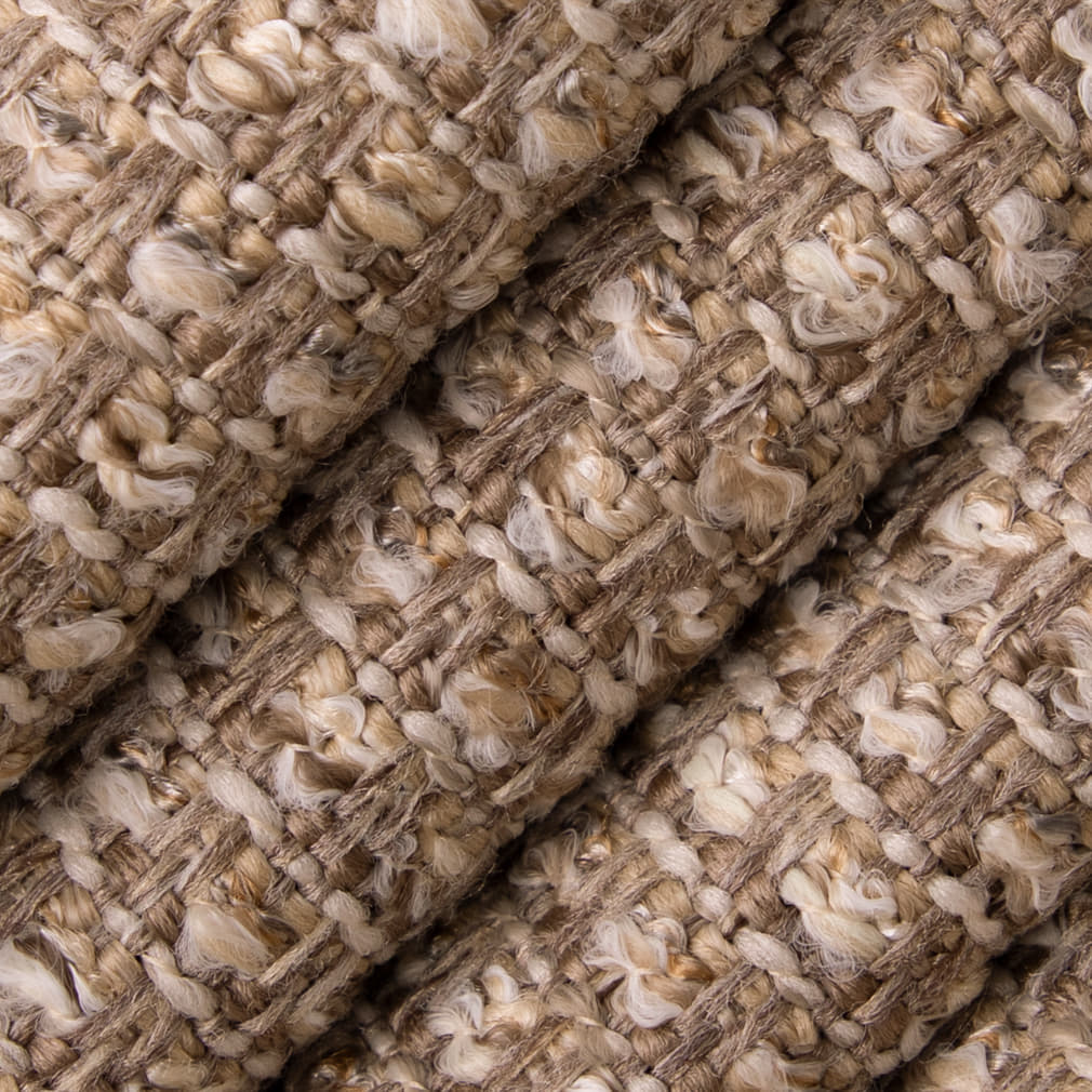 D5124 Plain & Solid Sisal Beige & Taupe Charlotte Fabrics
